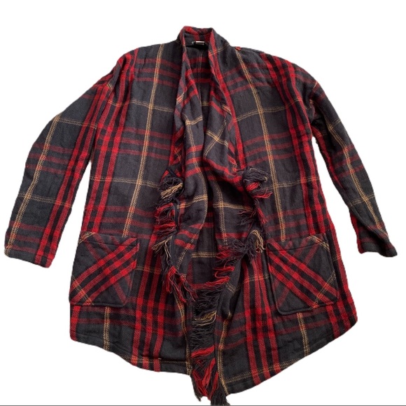 Lucky Brand Sweaters - Lucky brand plaid shrug